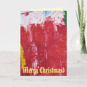 Abstrakte Weihnachtskarte! Feiertagskarte
