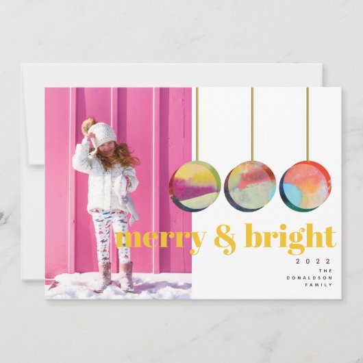 Abstrakte Weihnachtskarte III Feiertagskarte (Vorderseite)