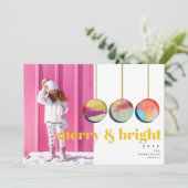 Abstrakte Weihnachtskarte III Feiertagskarte (Stehend Vorderseite)