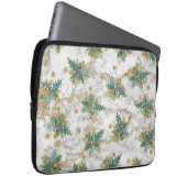 Abstrakte Weihnachtskunst Laptopschutzhülle (Vorne Rechts)