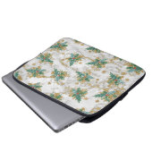 Abstrakte Weihnachtskunst Laptopschutzhülle (Vorne Knopf)