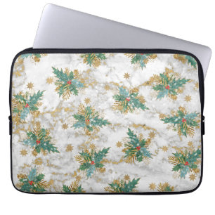 Abstrakte Weihnachtskunst Laptopschutzhülle