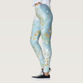 Abstrakte Weihnachtskunst Leggings (Links)