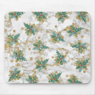 Abstrakte Weihnachtskunst Mousepad