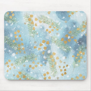 Abstrakte Weihnachtskunst Mousepad