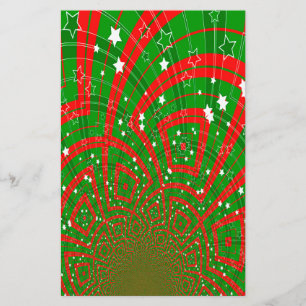 abstrakte Weihnachtsmuster Briefpapier
