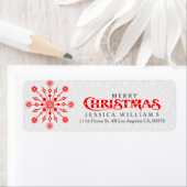 Abstrakte Weihnachtsschneeflocke (Insitu)