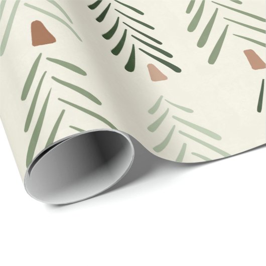 Abstrakte Weihnachtsschrift Geschenkpapier (Rolleneckpunkt)