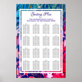 ABSTRAKTE Weihnachtsstars mit 160 Sitzplätzen Poster