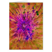 Abstrakte Weihnachtssternwasserfarbe (Vorne)