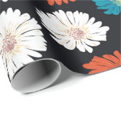 Abstrakte Weiß-, Rot- und Blautönen Geschenkpapier (Rolleneckpunkt)