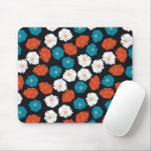 Abstrakte Weiß-, Rot- und Blautönen Mousepad (Mit Mouse)