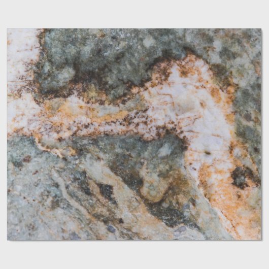 Abstrakte, weiße Grungelform Geschenkpapier (Flach)