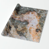 Abstrakte, weiße Grungelform Geschenkpapier (Ungerollt)