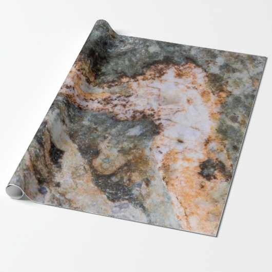 Abstrakte, weiße Grungelform Geschenkpapier (Ungerollt)