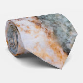 Abstrakte, weiße Grungelform Krawatte (Gerollt)