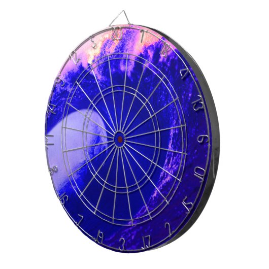 Abstrakte Welle Dartscheibe (Vorderseite rechts)