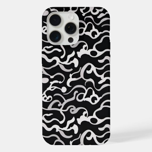 Abstrakte Welle iPhone Hülle (Rückseite)