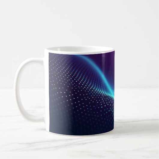 Abstrakte Welle Kaffeetasse (Links)