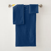 Abstrakte Welle, modern, einfach, elegant Badhandtuch Set (Insitu)