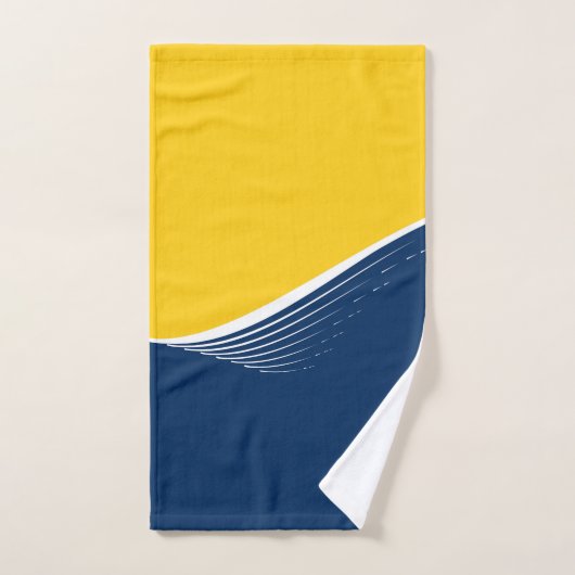 Abstrakte Welle, modern, einfach, elegant Badhandtuch Set (Handtuch)