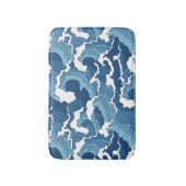 Abstrakte Wellen Badematte (Vorderseite Vertikal)
