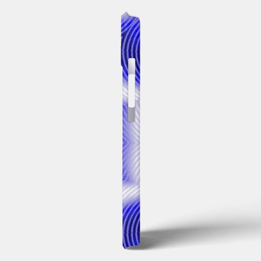 ABSTRAKTE WELLEN, BLAUE STAR UND SAPPHIRE GEMSTONE Case-Mate iPhone HÜLLE (Rückseite / Links)