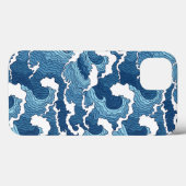Abstrakte Wellen Case-Mate iPhone Hülle (Rückseite (Horizontal))