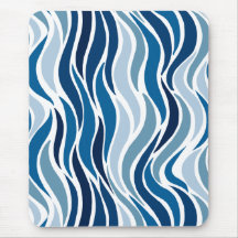Abstrakte Wellen in Blau