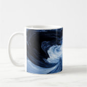 Abstrakte Wellen Kaffeetasse (Links)