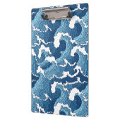 Abstrakte Wellen Klemmbrett (Links)