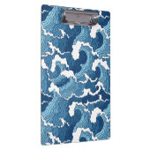 Abstrakte Wellen Klemmbrett (Rechts)