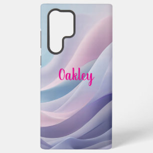 Abstrakte Wellen mit weichem Pastellfarben Dream F Samsung Galaxy Hülle