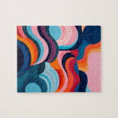 abstrakte Wellen Puzzle (Horizontal)