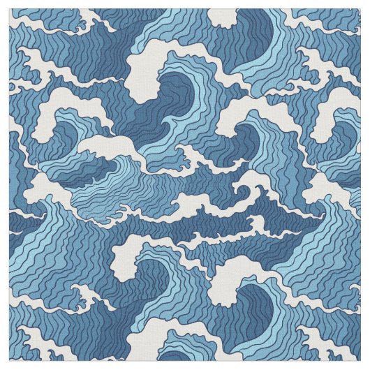 Abstrakte Wellen Stoff (Nahaufnahme)