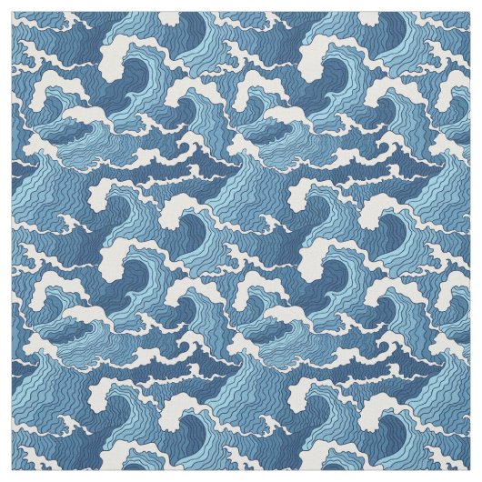 Abstrakte Wellen Stoff (Muster)