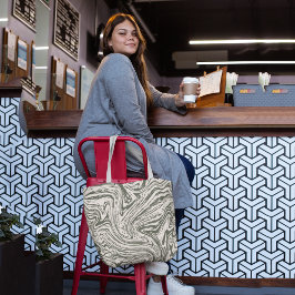 Abstrakte Wellen Tasche