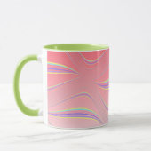 Abstrakte Wellen Tasse (Links)