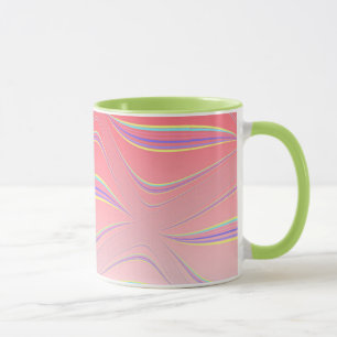 Abstrakte Wellen Tasse