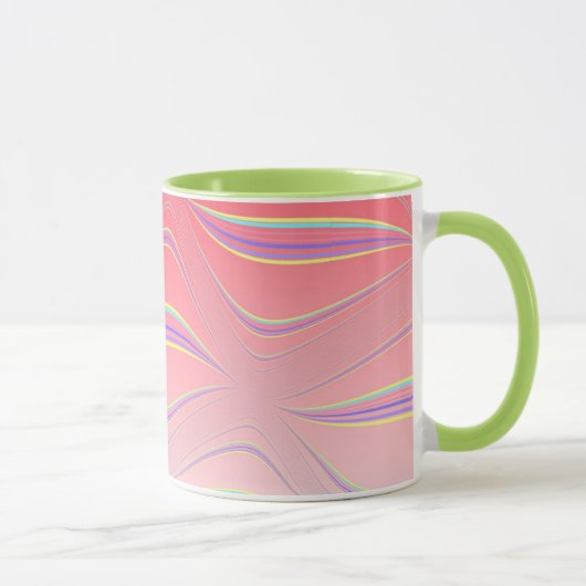 Abstrakte Wellen Tasse (Rechts)