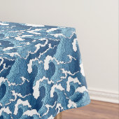 Abstrakte Wellen Tischdecke (Beispiel)