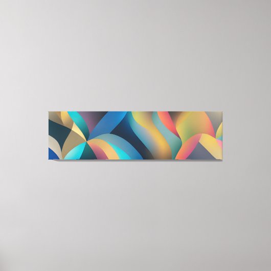 Abstrakte Wellen und Wirbel 29 Leinwanddruck (Vorderseite)