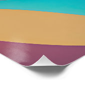 Abstrakte Wellen und Wirbel 29 Poster (Ecke)