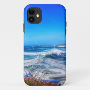 Abstrakte Wellengalopie in Richtung Fistral Beach Case-Mate iPhone Hülle