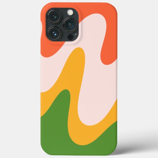 Abstrakte wellige Flüssigkeitsformen iPhone 13 Pro Case-Mate iPhone Hülle (Rückseite)