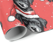 Abstrakte Welpe Geschenkpapier (Rolleneckpunkt)