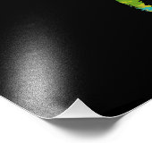 abstrakte Welt Fotodruck (Ecke)