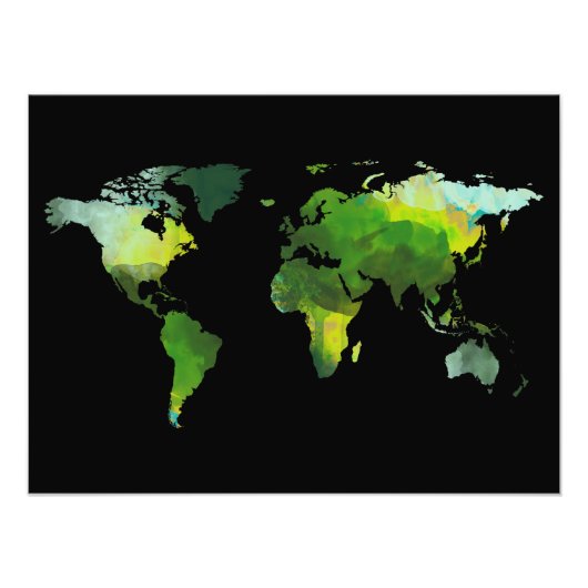 abstrakte Welt Fotodruck (Vorne)
