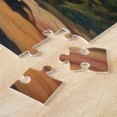 Abstrakte Welt mit geflecktem Baum Puzzle (Seite)