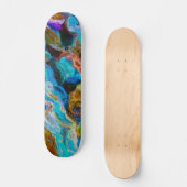 Abstrakte Welt Skateboard (Vorderseite)